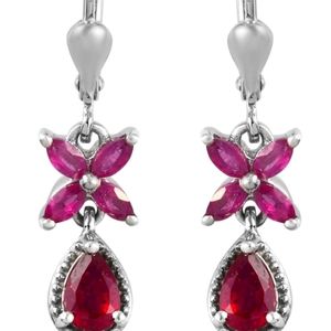 2.25 ct African Ruby Earrings